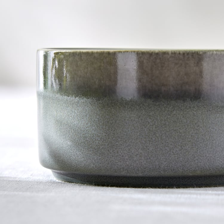Natura Pewter Halo Stoneware Katori - 350ml