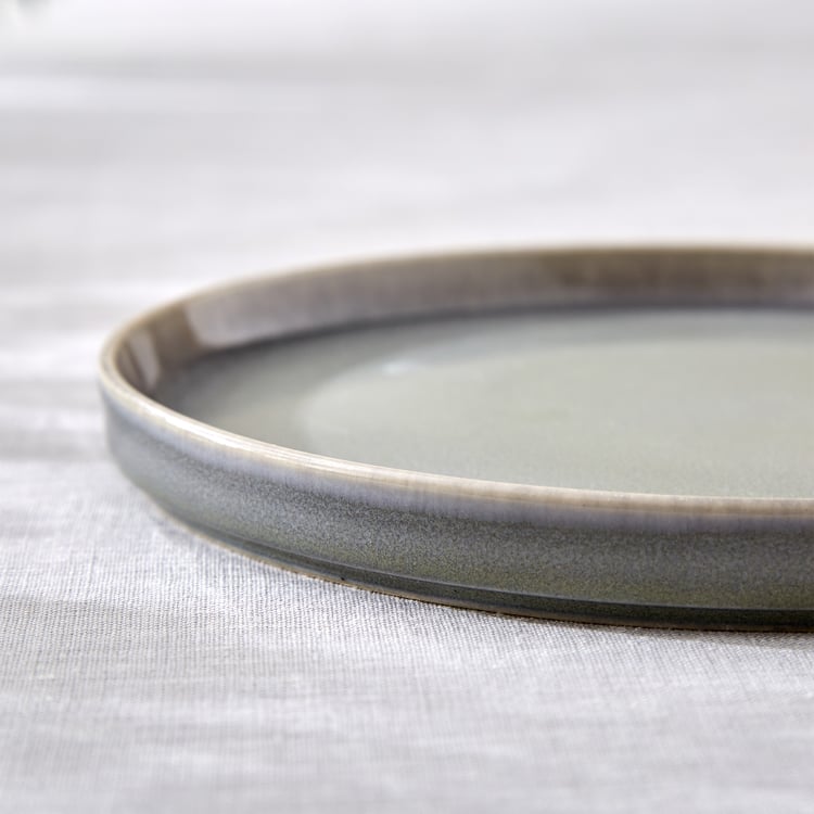 Natura Pewter Halo Stoneware Side Plate - 20cm