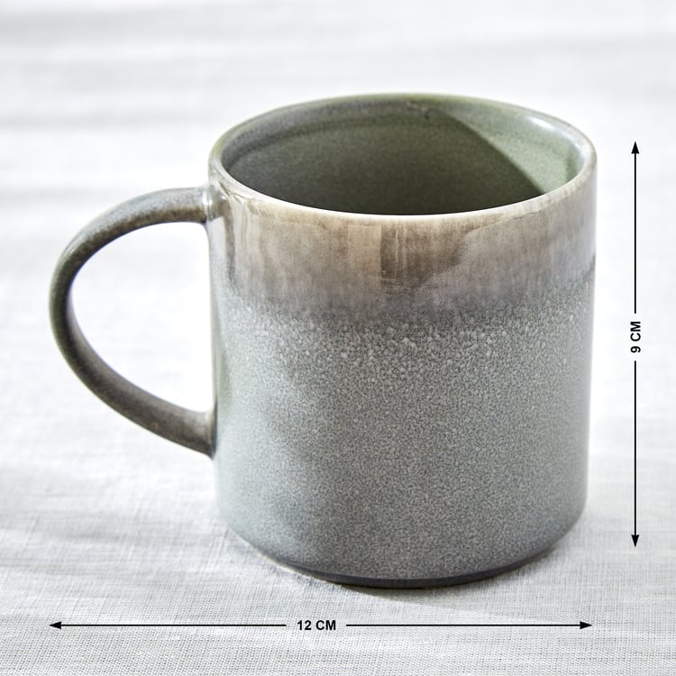 Natura Pewter Halo Stoneware Coffee Mug - 380ml