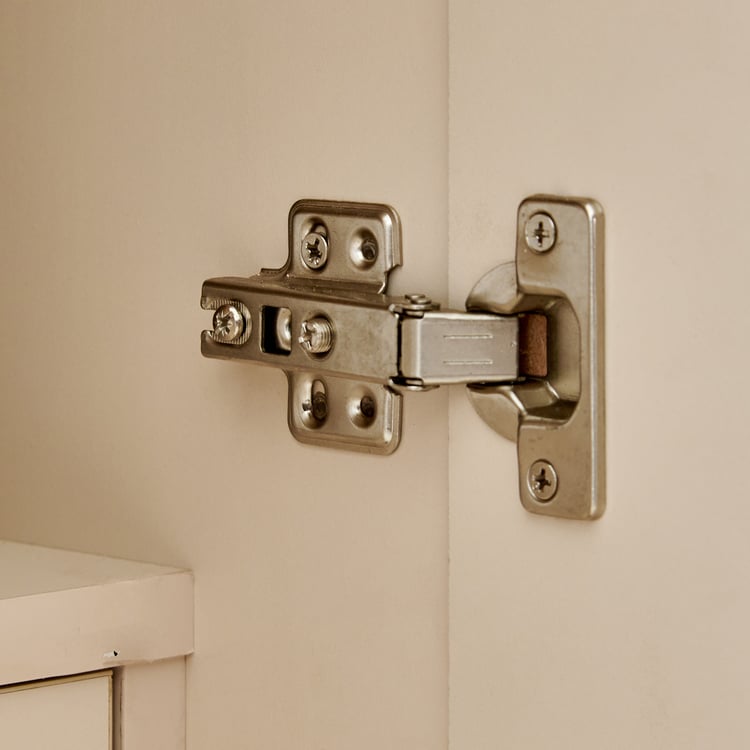 Saga 2-Door Wardrobe with Mirror - Beige