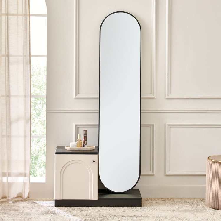Saga Dresser Mirror - Beige
