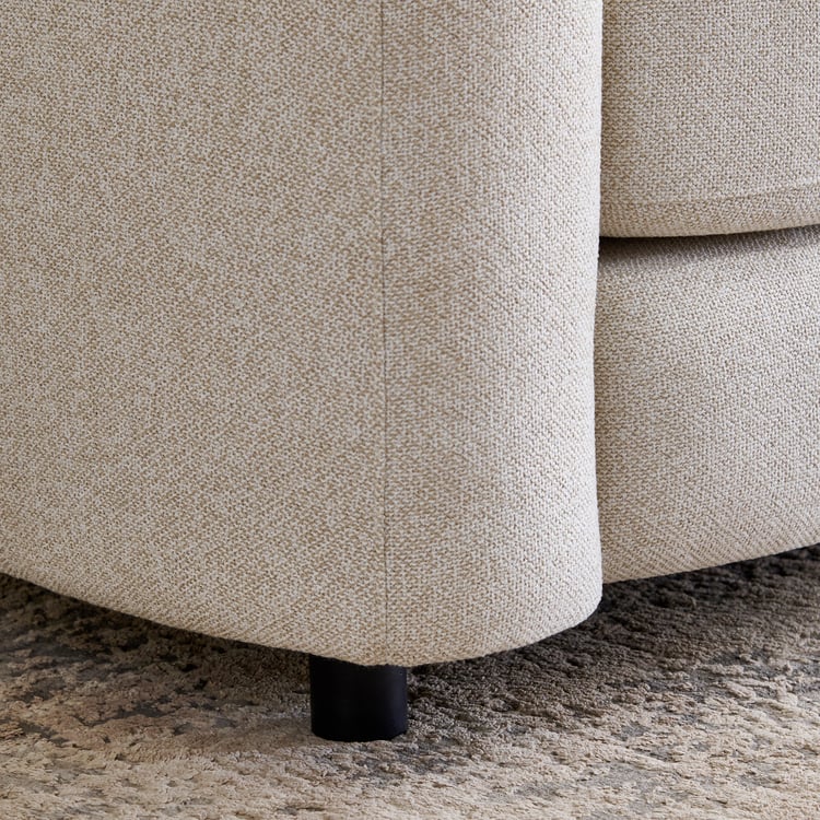 Saga Fabric 3+2 Seater Sofa Set with Cushions - Beige