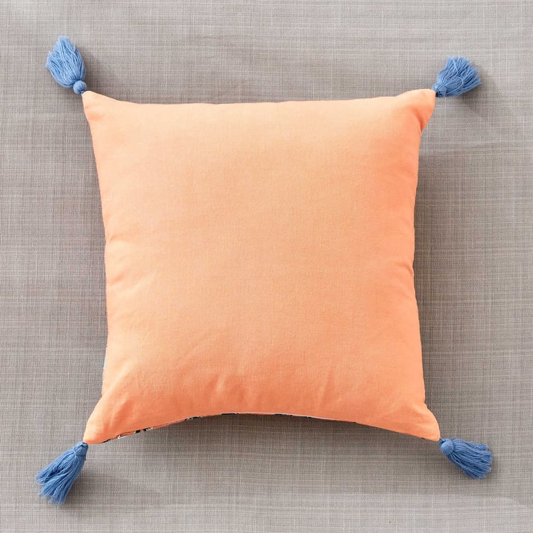 Glance Family Embroidered Filled Cushion - 40x40cm