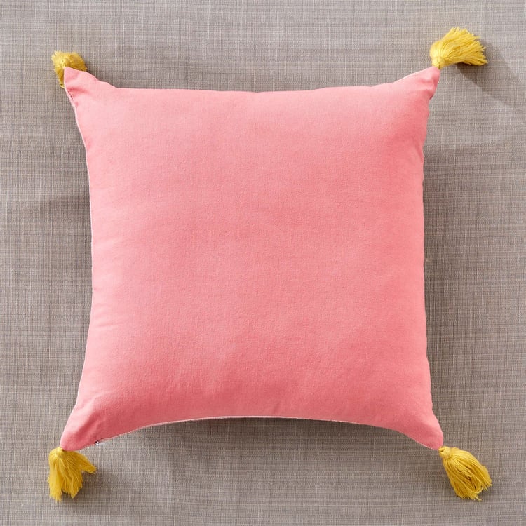 Glance Embroidered Filled Cushion - 40x40cm