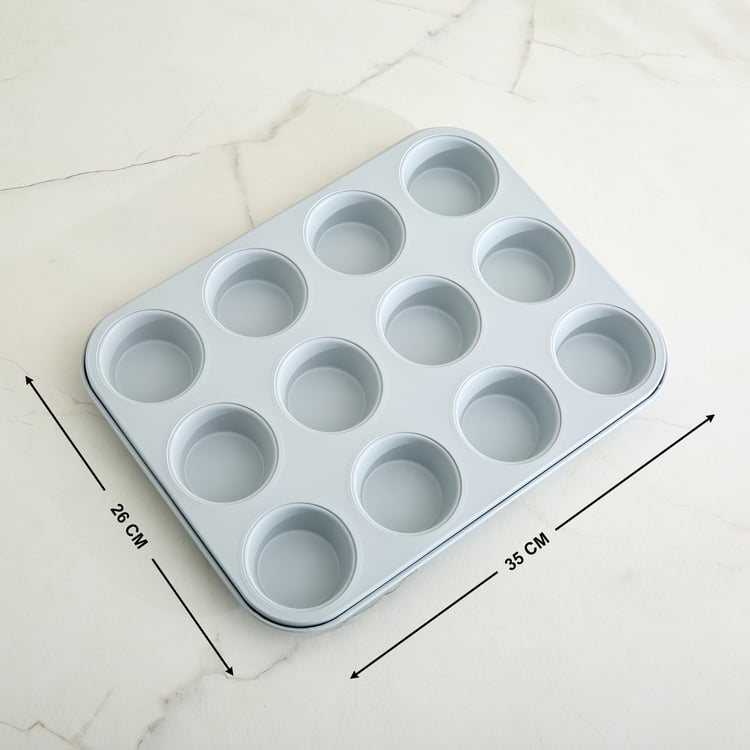 Bakers Pride Sweetshop Carbon Steel 12-Cup Muffin Pan