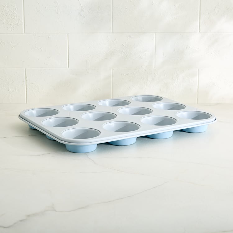 Bakers Pride Sweetshop Carbon Steel 12-Cup Muffin Pan