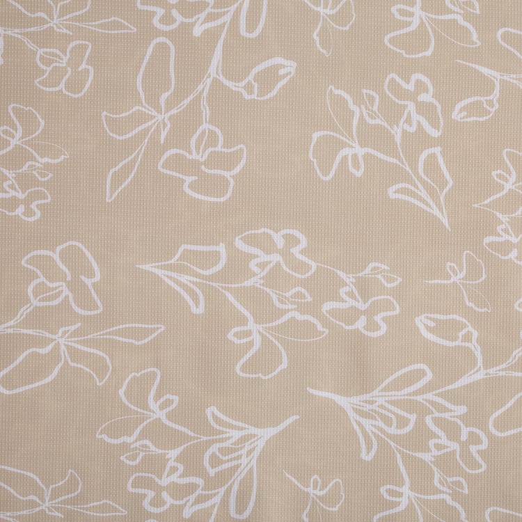 Natural Tranquil Maison Boheme Cotton 172TC Printed 3Pcs King Fitted Bedsheet Set