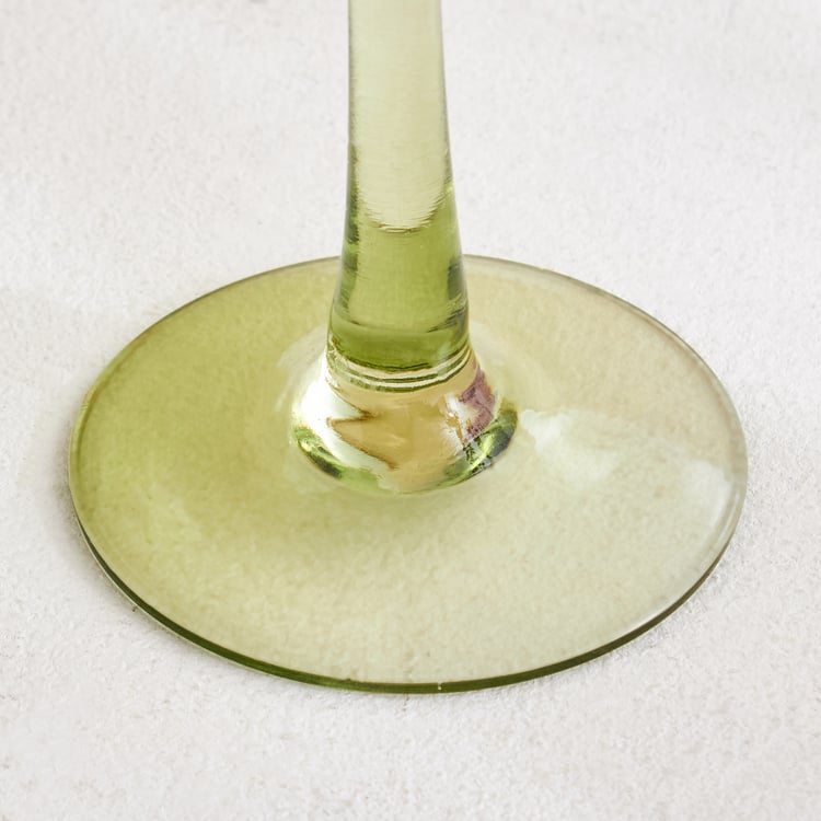 Fiora Delphi Glass Pedestal Tulip Candle Holder - Large