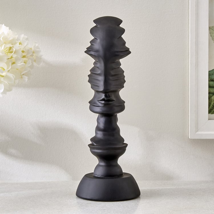 Romo Est Noel Polyresin Human Face Table Accent
