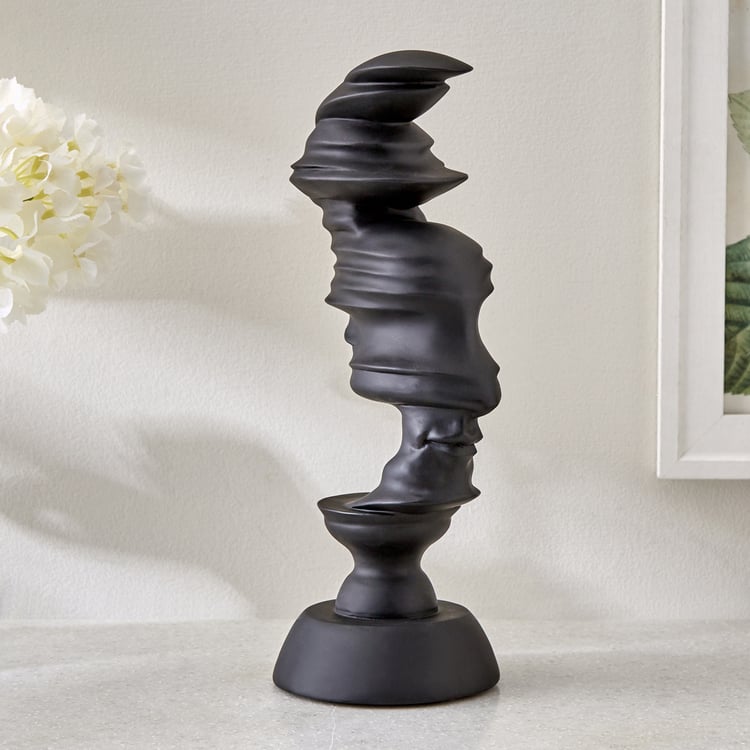 Romo Est Noel Polyresin Human Face Table Accent