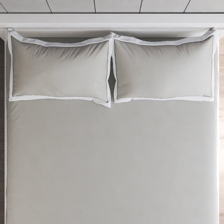Color Bliss Cotton 200TC 3Pcs King Fitted Bedsheet Set