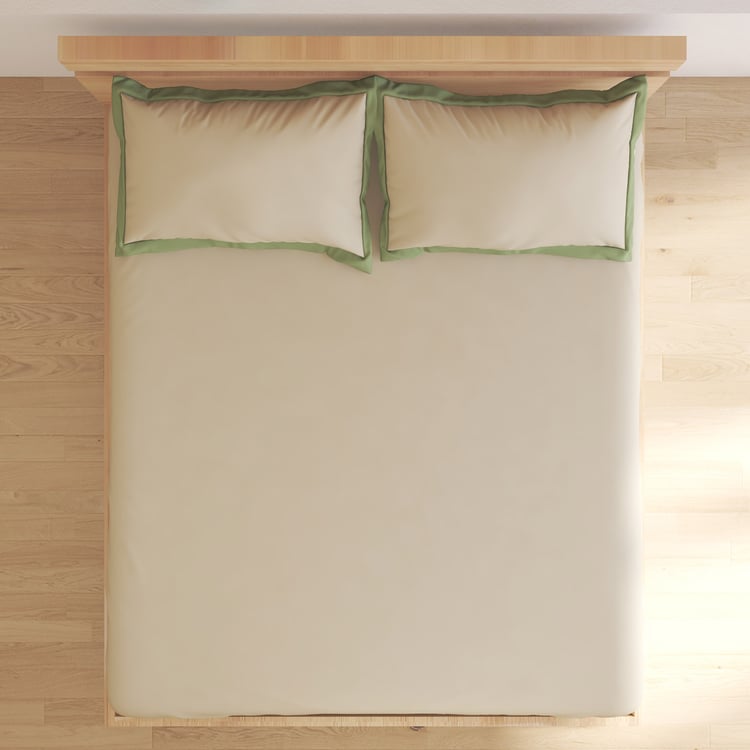 Color Bliss Cotton 200TC 3Pcs King Fitted Bedsheet Set