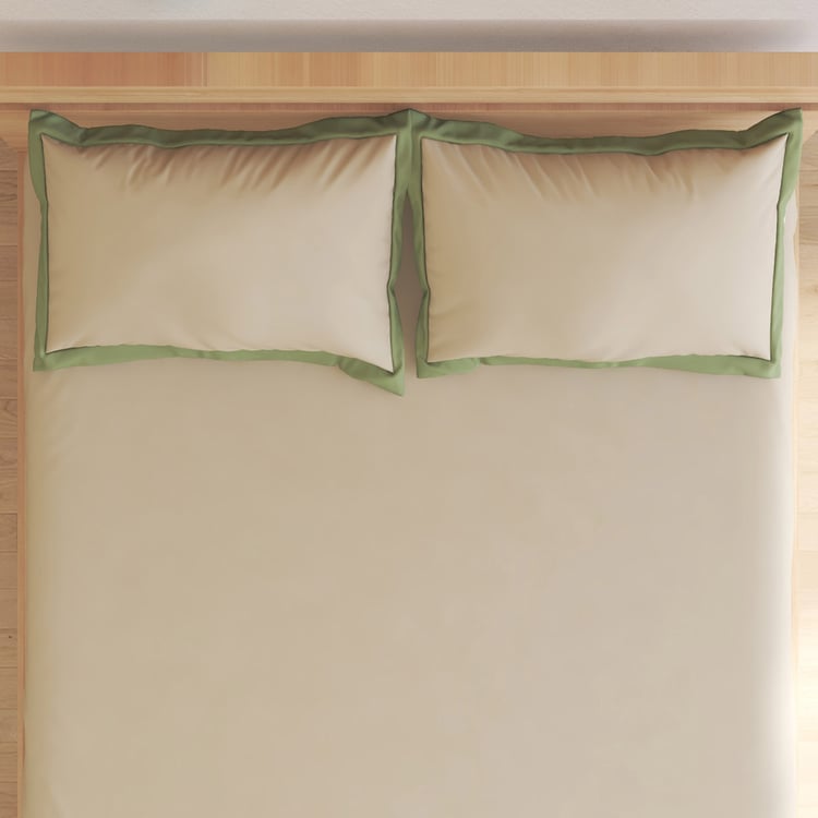 Color Bliss Cotton 200TC 3Pcs King Fitted Bedsheet Set