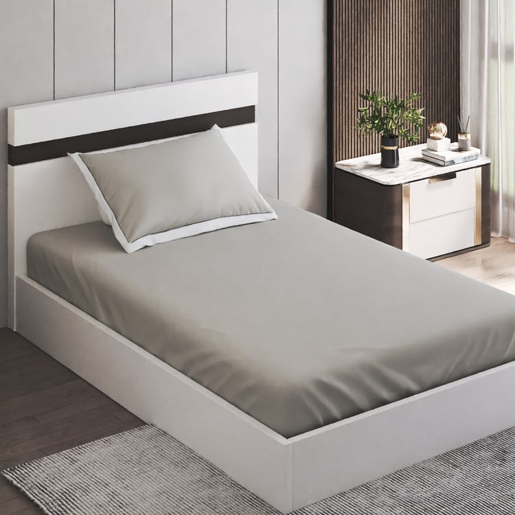 Color Bliss Cotton 200TC 2Pcs Single Bedsheet Set