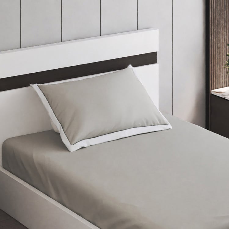 Color Bliss Cotton 200TC 2Pcs Single Bedsheet Set