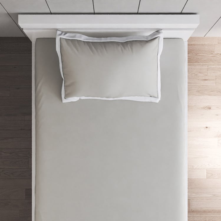 Color Bliss Cotton 200TC 2Pcs Single Bedsheet Set