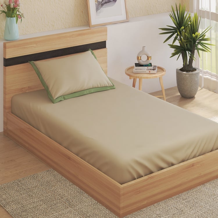 Color Bliss Cotton 200TC 2Pcs Single Bedsheet Set