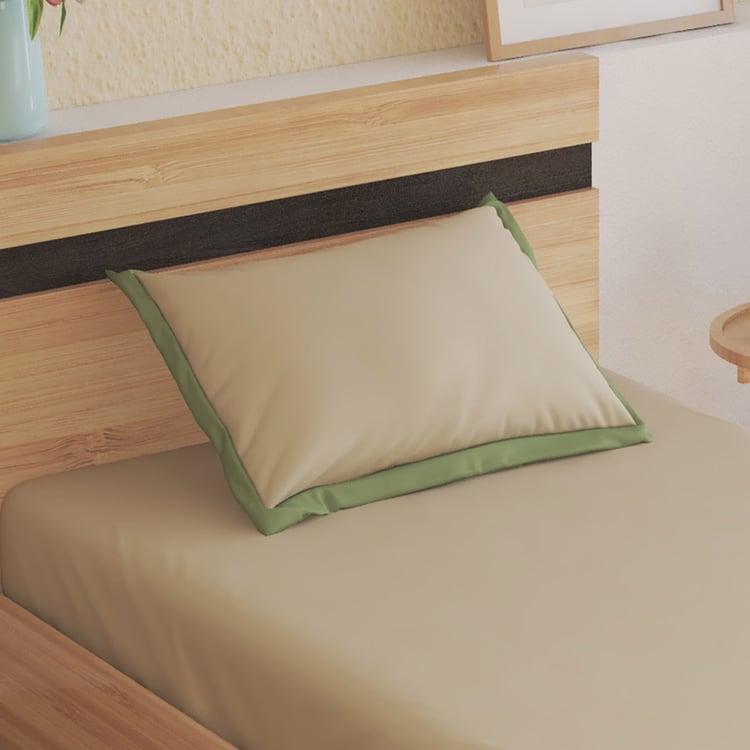Color Bliss Cotton 200TC 2Pcs Single Bedsheet Set