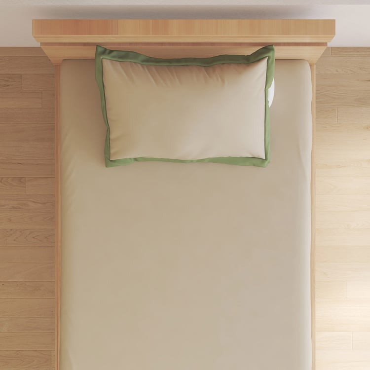 Color Bliss Cotton 200TC 2Pcs Single Bedsheet Set