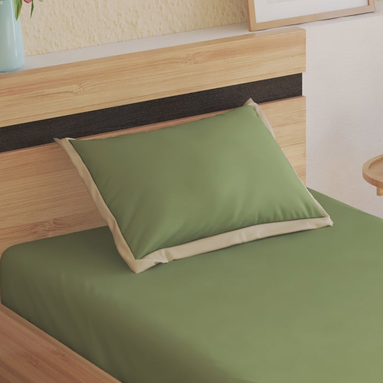 Color Bliss Cotton 200TC 2Pcs Single Bedsheet Set