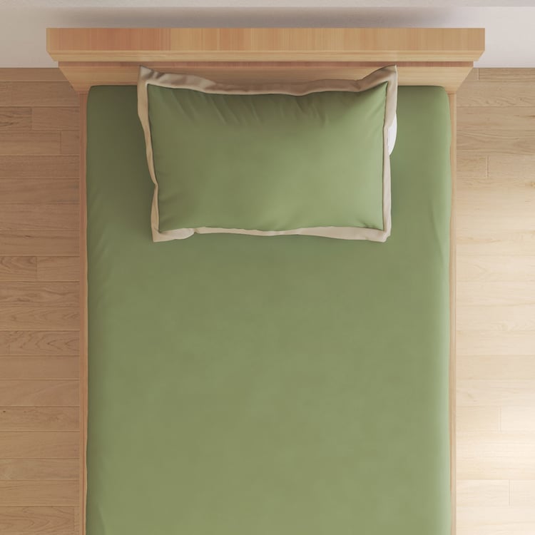 Color Bliss Cotton 200TC 2Pcs Single Bedsheet Set