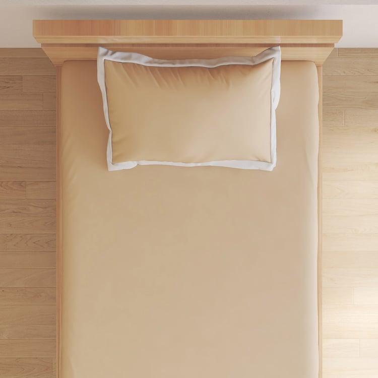Color Bliss Cotton 200TC 2Pcs Single Bedsheet Set
