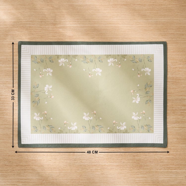 Drake Botanica Cotton Printed Reversible Placemat