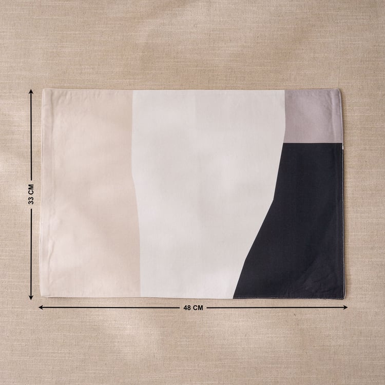 Drake Ecliptic Saga Monochrome Cotton Printed Reversible Placemat