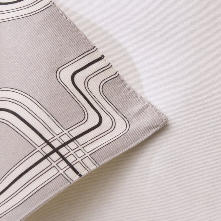 Drake Ecliptic Saga Monochrome Cotton Printed Reversible Placemat