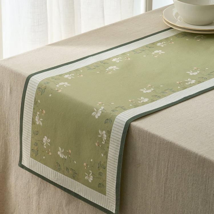 Drake Botanica Cotton Printed Table Runner