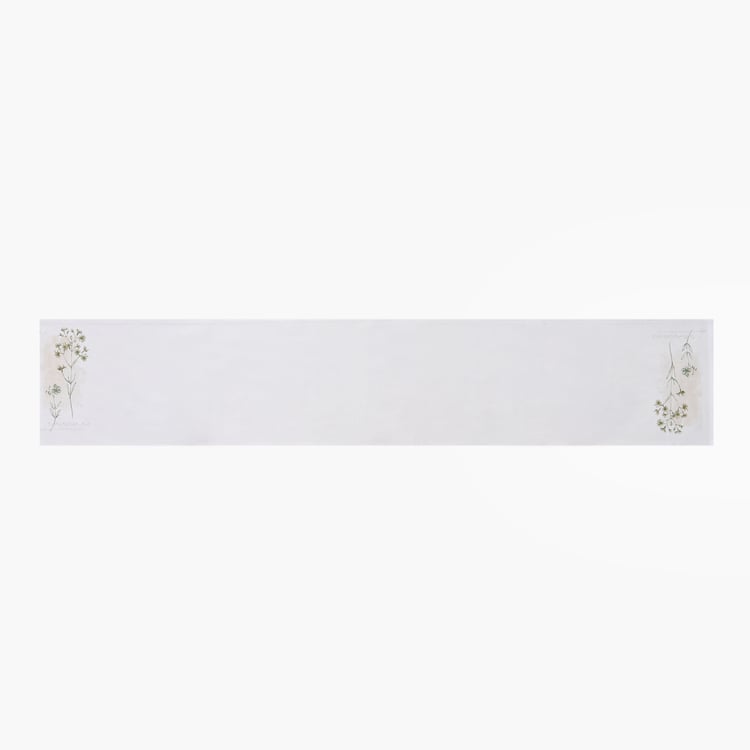 Drake Botanica Cotton Printed Reversible Table Runner