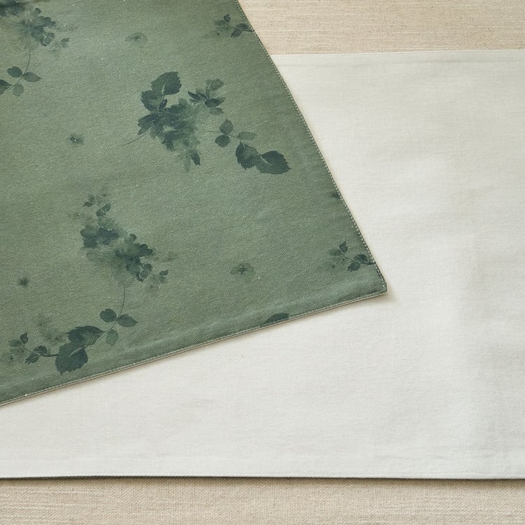 Drake Botanica Cotton Printed Reversible Table Runner