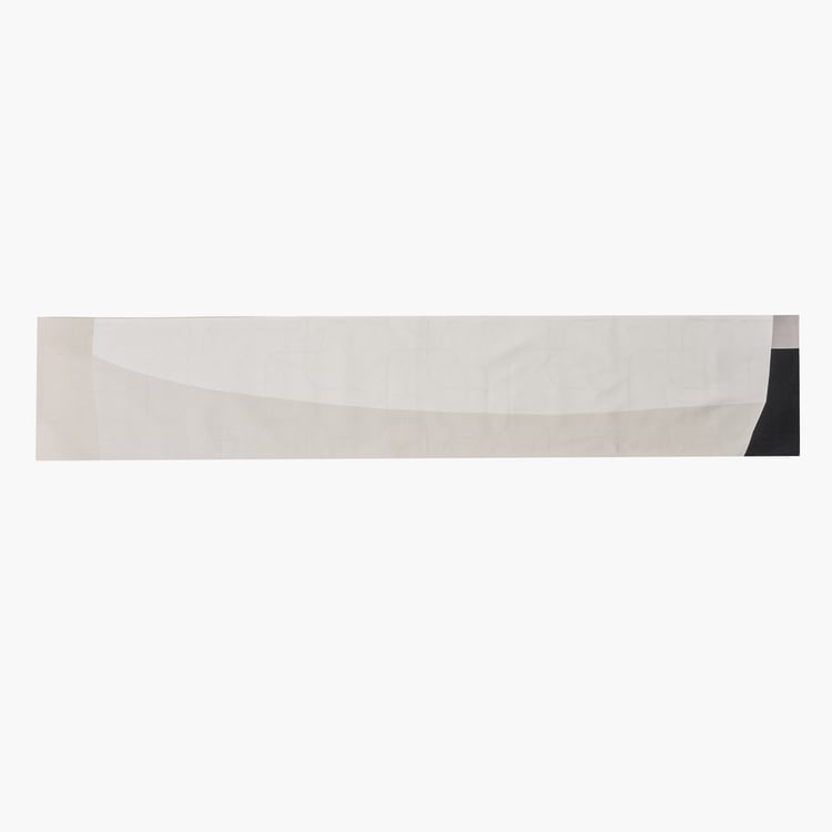 Drake Ecliptic Saga Monochrome Cotton Printed Reversible Table Runner