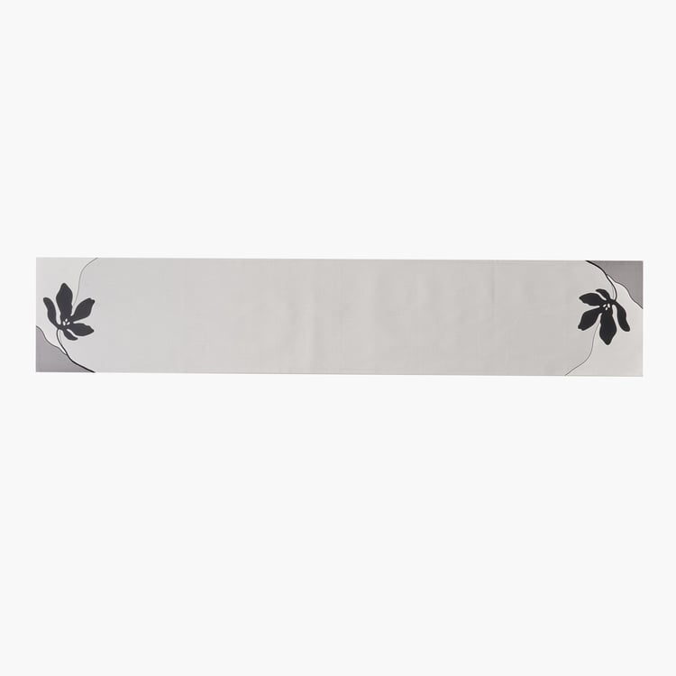 Drake Monochrome Cotton Printed Reversible Table Runner