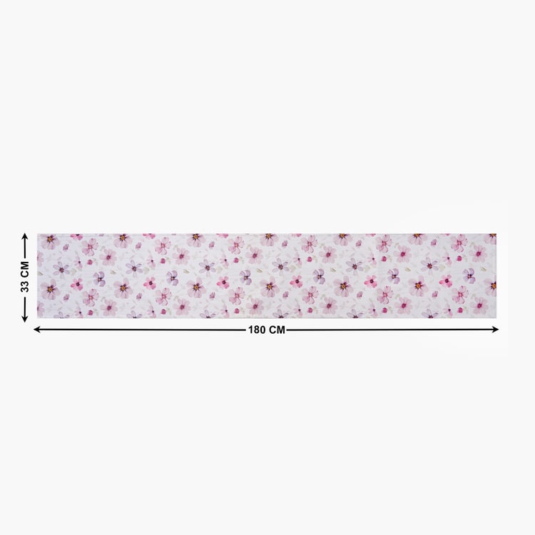 Drake Mystic Garden Cotton Printed Reversible Table Runner