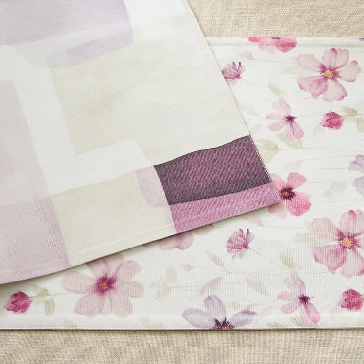 Drake Mystic Garden Cotton Printed Reversible Table Runner