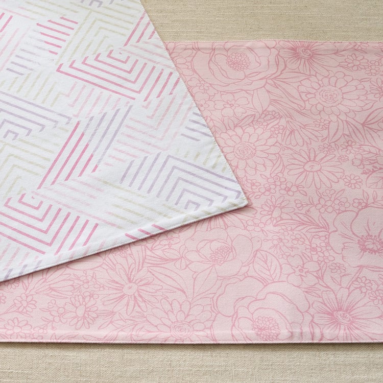 Drake Mystic Garden Cotton Printed Reversible Table Runner