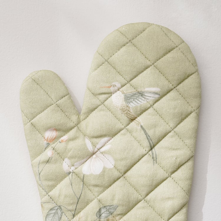 Drake Botanica Set of 2 Cotton Printed Oven Mitten