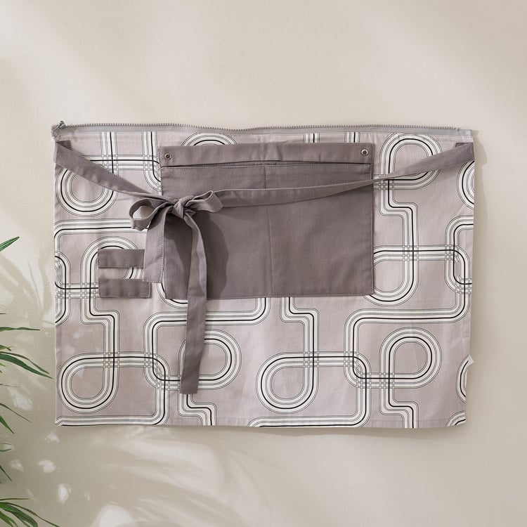 Drake Monochrome Cotton Printed Kitchen Apron