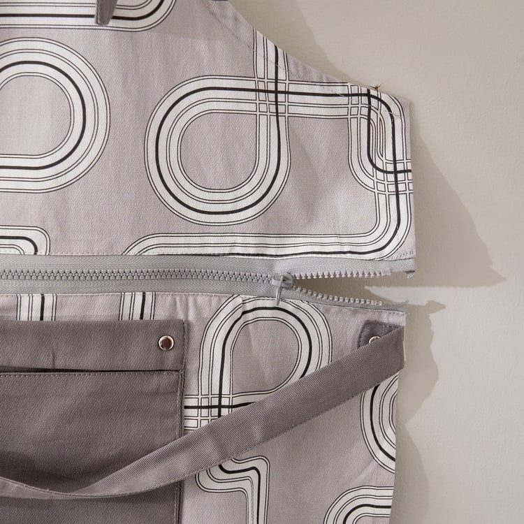 Drake Monochrome Cotton Printed Kitchen Apron