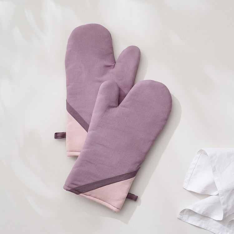 Drake Mystic Garden Set of 2 Cotton Oven Mitten