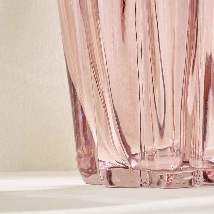 Fiora Delphi Glass Scallop Vase