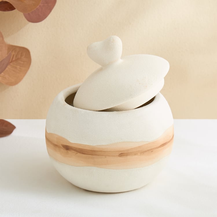 Fawn Splash Ceramic Printed Trinket Box