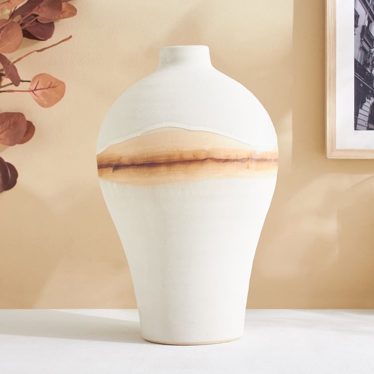 Fawn Splash Ceramic Vase - Large