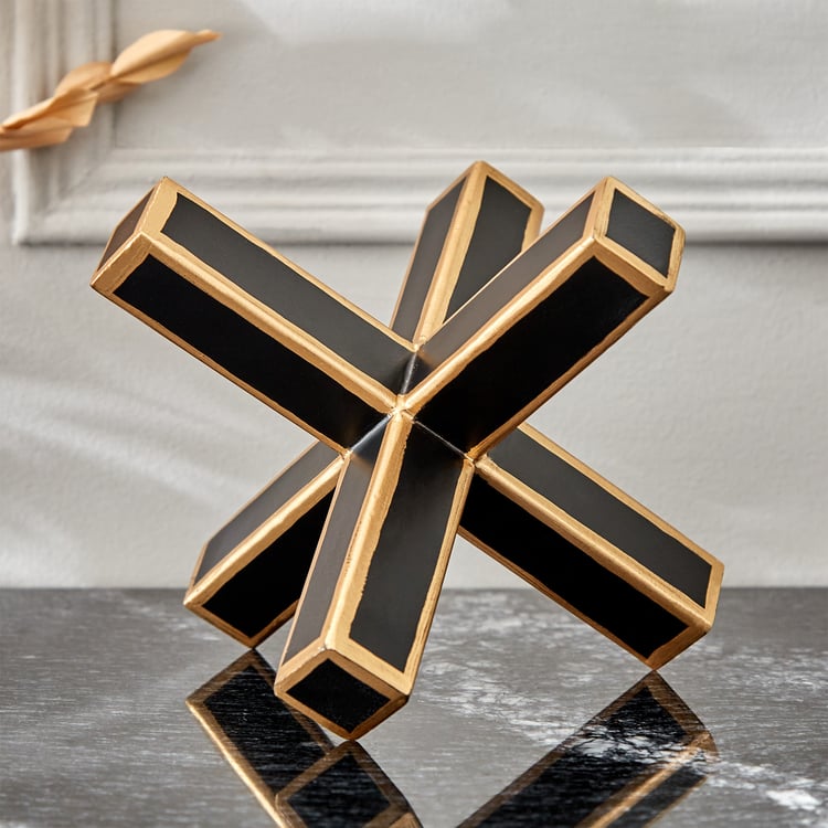 Royale Zion Metal Geometric Table Accent