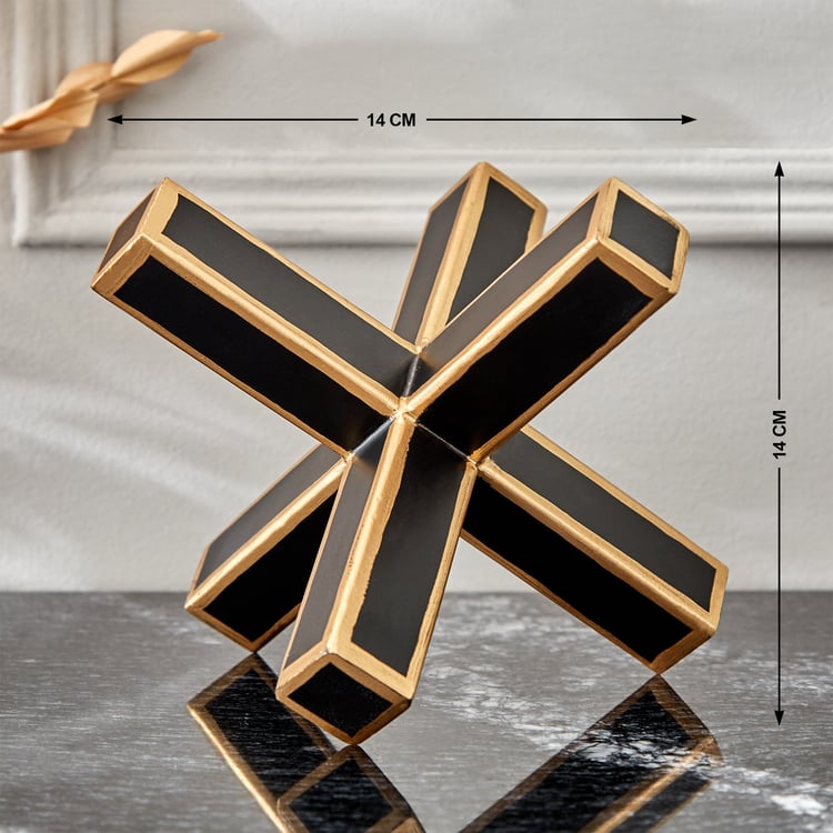 Royale Zion Metal Geometric Table Accent