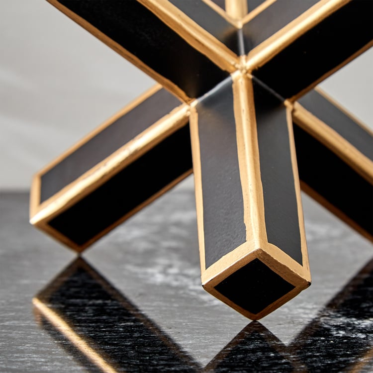 Royale Zion Metal Geometric Table Accent