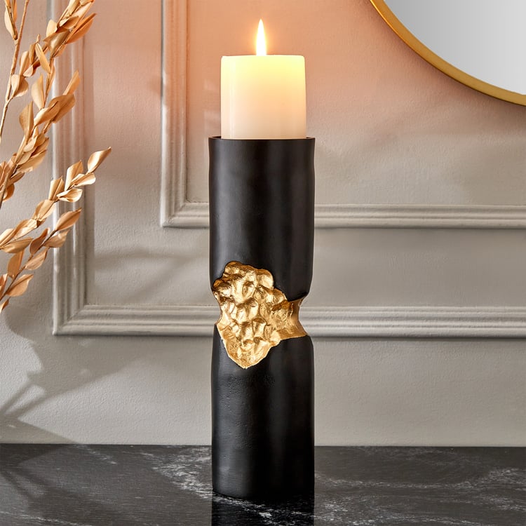 Royale Zion Metal Pillar Candle Holder