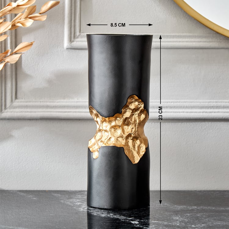 Royale Zion Metal Pillar Candle Holder - Small