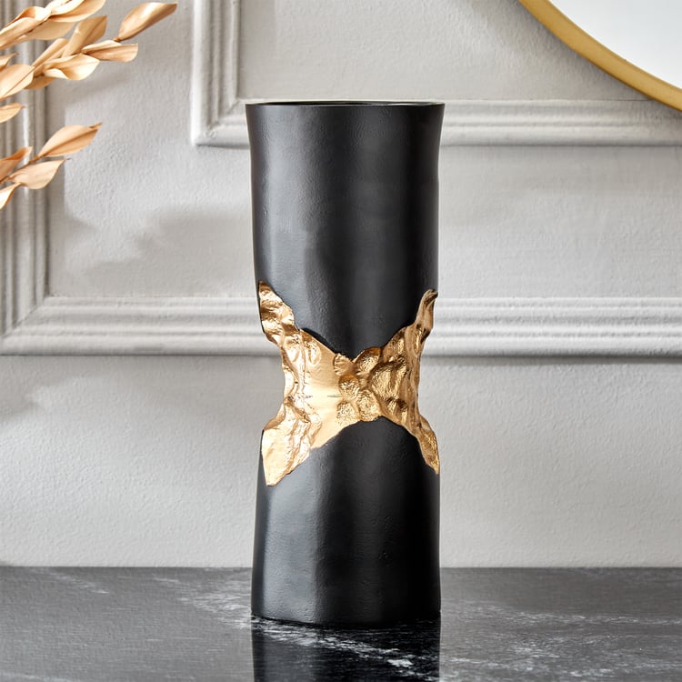 Royale Zion Metal Pillar Candle Holder - Small